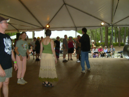 Klezmer dancing at the Florida Folk Festival